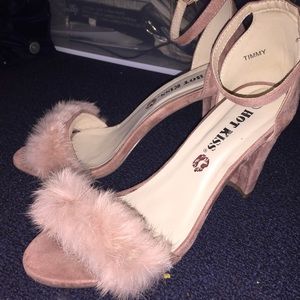 Hot Kiss Fuzzy Heels